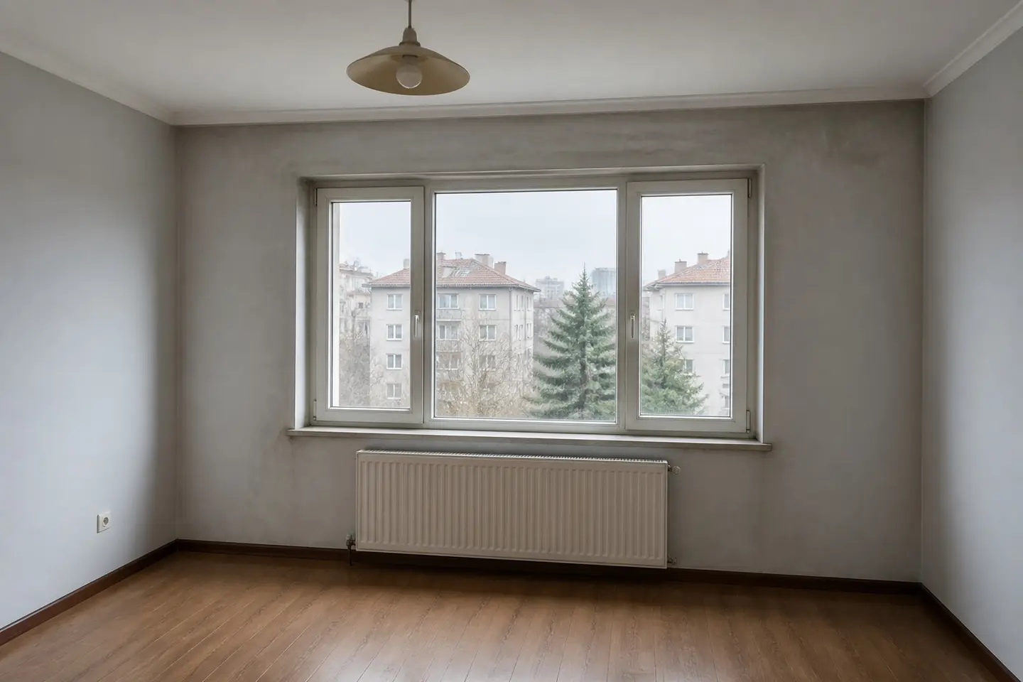 Interior Wall Thermal Insulation — Before